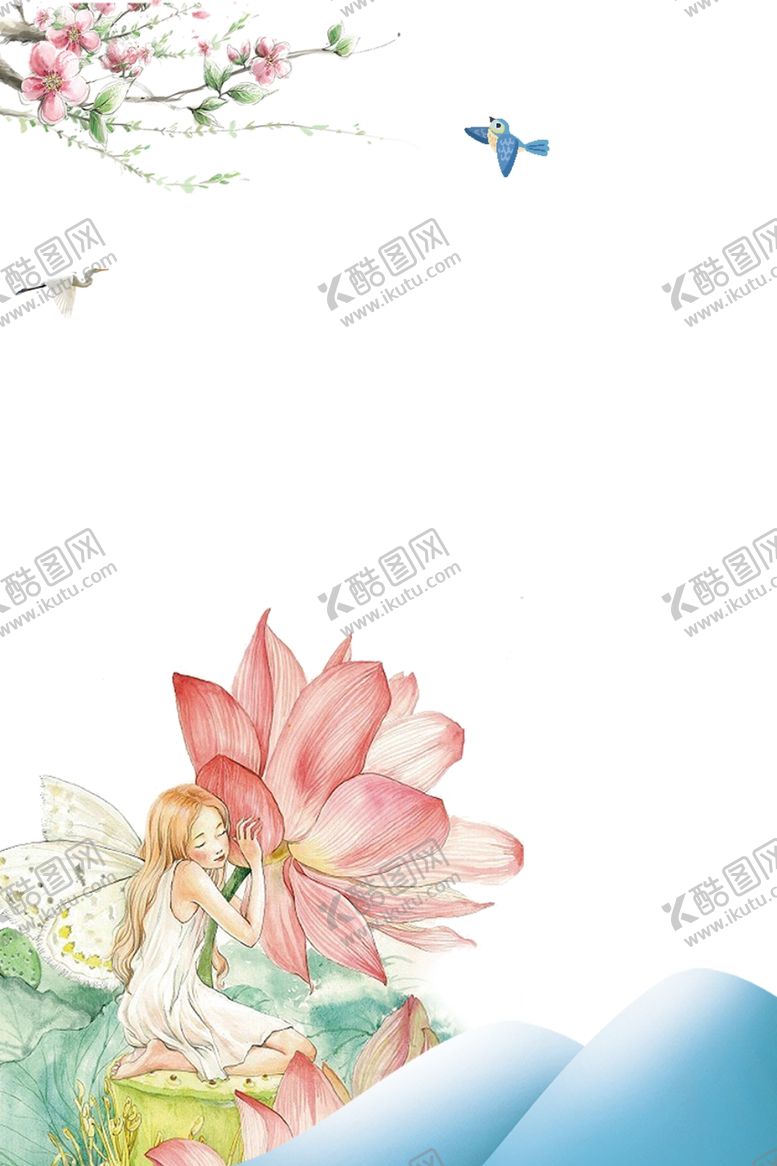 编号：55759609201032418073【酷图网】源文件下载-手绘花