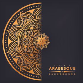 曼陀罗万花筒图案