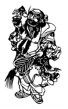 剪纸民俗人物
