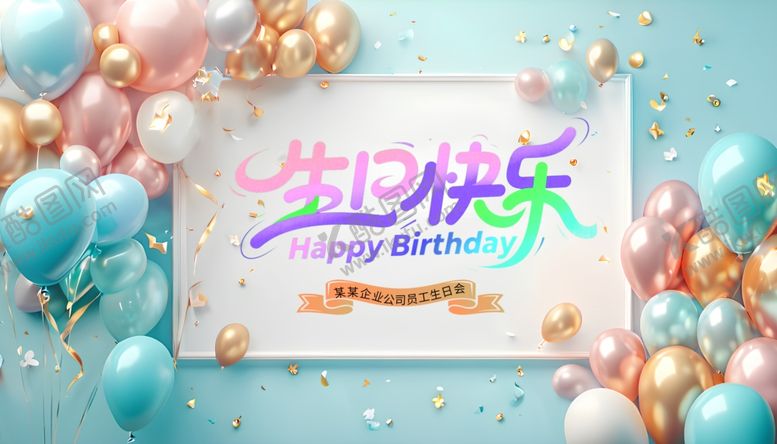 编号：24551104011237013442【酷图网】源文件下载-生日快乐背景