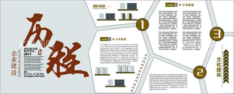 编号：96622312021758571218【酷图网】源文件下载-企业文化墙