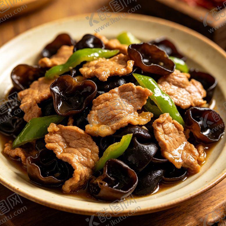 编号：35522006121232332855【酷图网】源文件下载-木耳炒肉