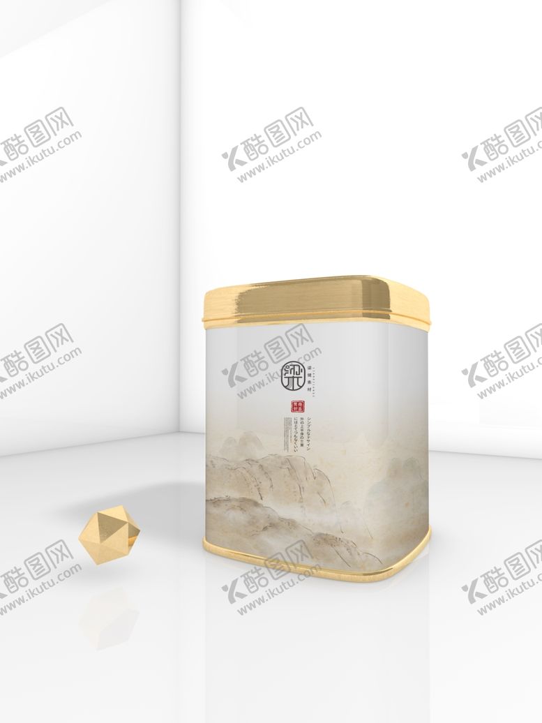 编号：21772101311511038990【酷图网】源文件下载-茶叶包装样机