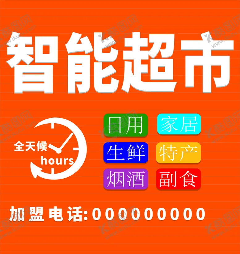 编号：49997701150548296485【酷图网】源文件下载-超市门头