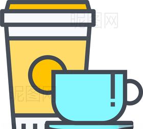 咖啡外卖标识鸡尾酒