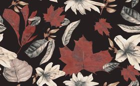 复古花卉图案织物纹理