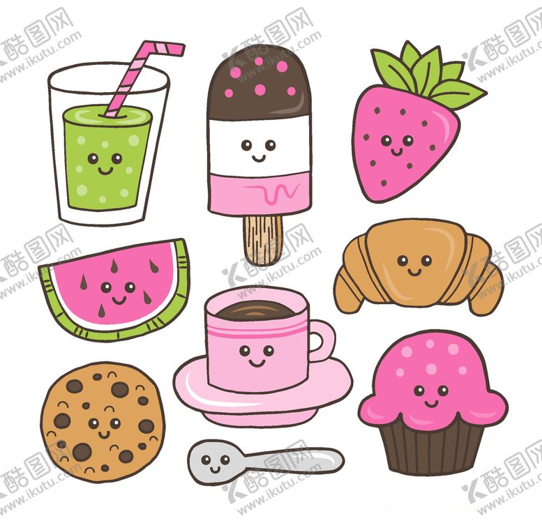 编号：30702410101738543852【酷图网】源文件下载-可爱食物