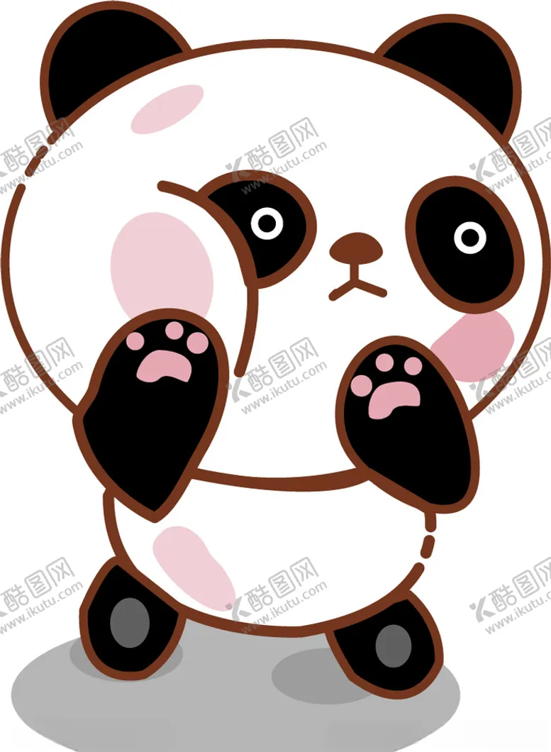 编号：25707005080613158475【酷图网】源文件下载-被揍的熊猫