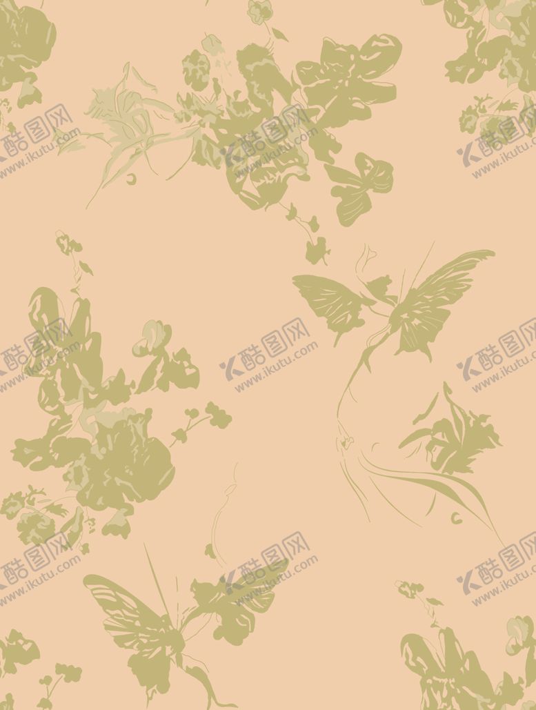 编号：75525601270304398586【酷图网】源文件下载-提花蝴蝶印花