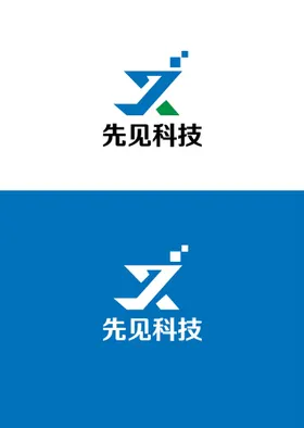 科技标识设计字母简约