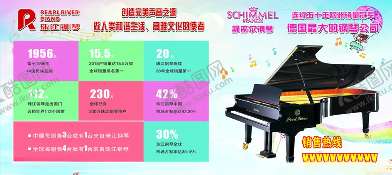 编号：60199604190747358146【酷图网】源文件下载-珠江钢琴海报