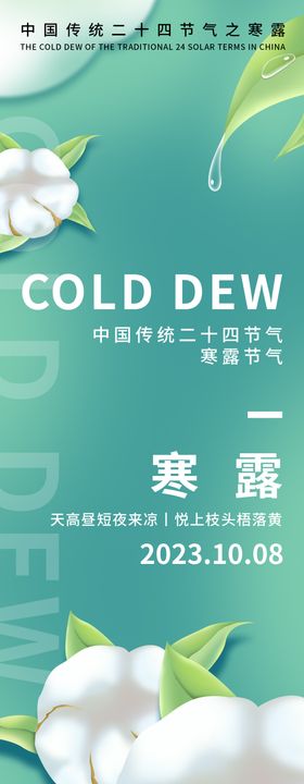 寒露节气海报