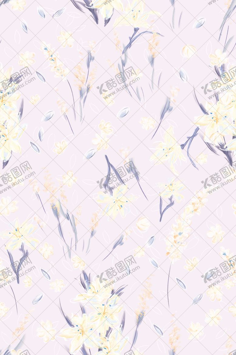 编号：85072704172022194872【酷图网】源文件下载-清新花卉图案背景图