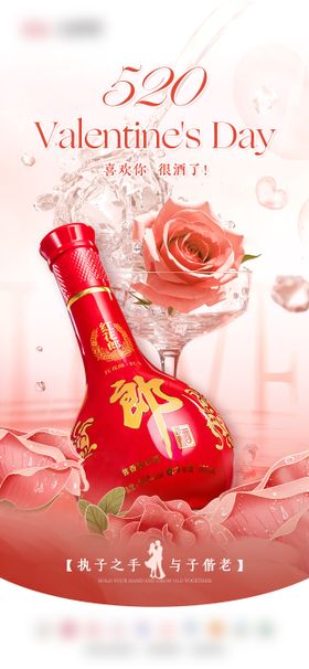 白酒520海报