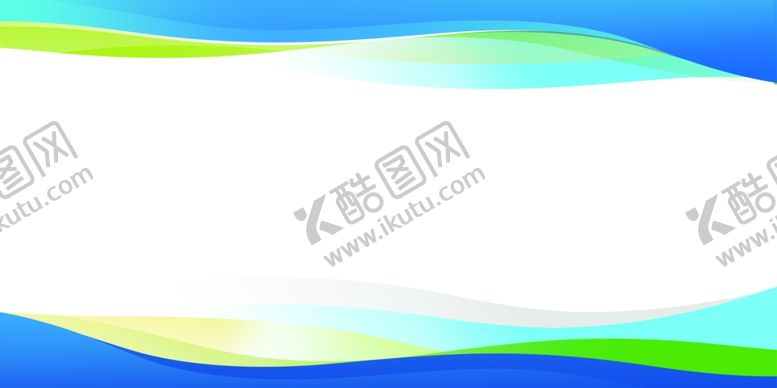 编号：92522406101157535210【酷图网】源文件下载-蓝绿渐变波浪背景