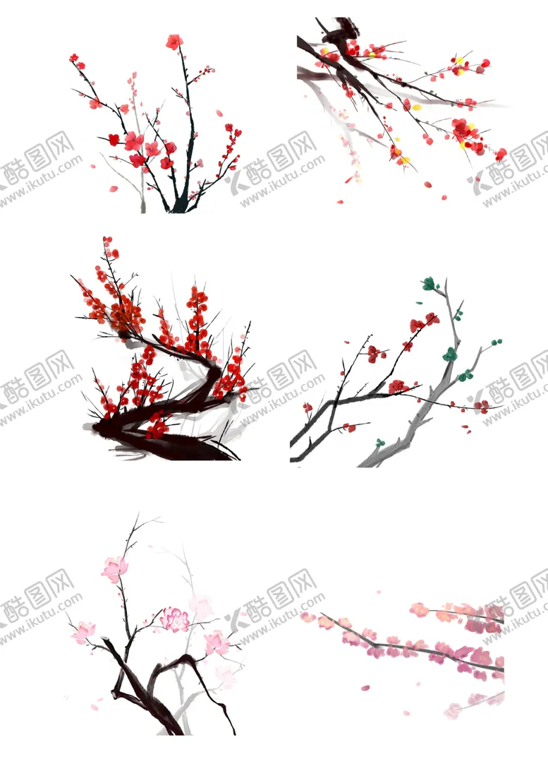 编号：58428705091117033004【酷图网】源文件下载-梅花素材