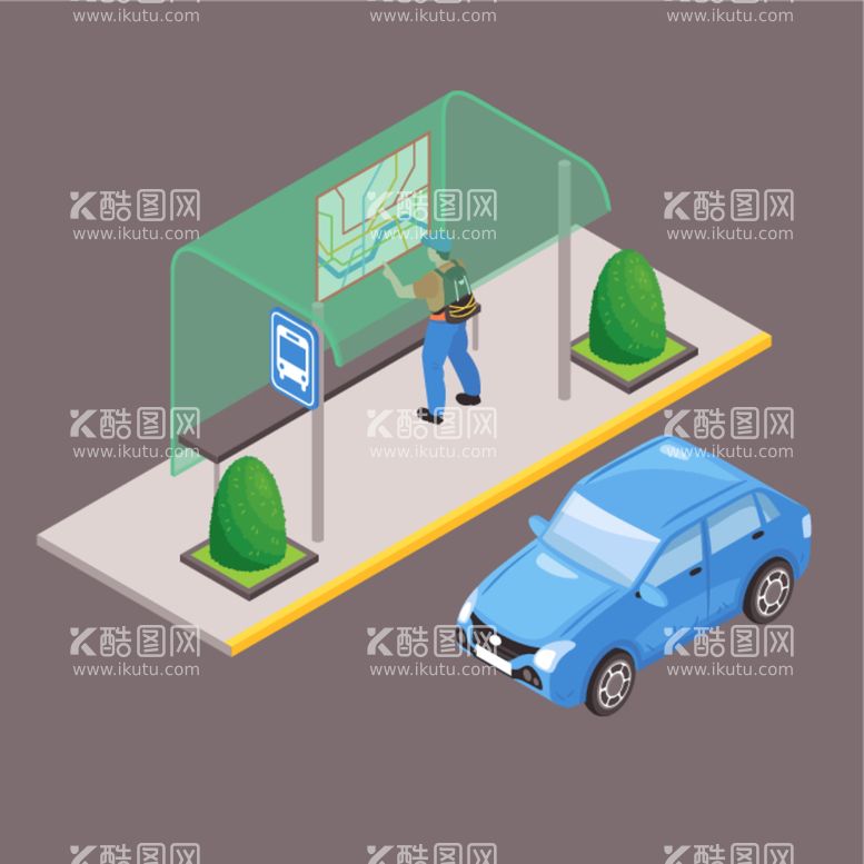 编号：75946212181913213347【酷图网】源文件下载-公交车