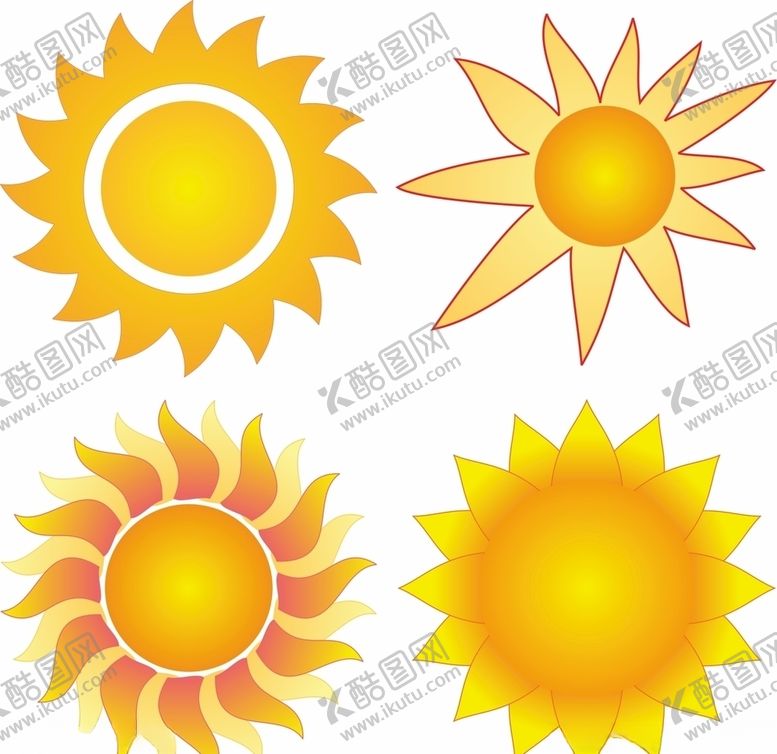 编号：42638304182148533441【酷图网】源文件下载-矢量太阳