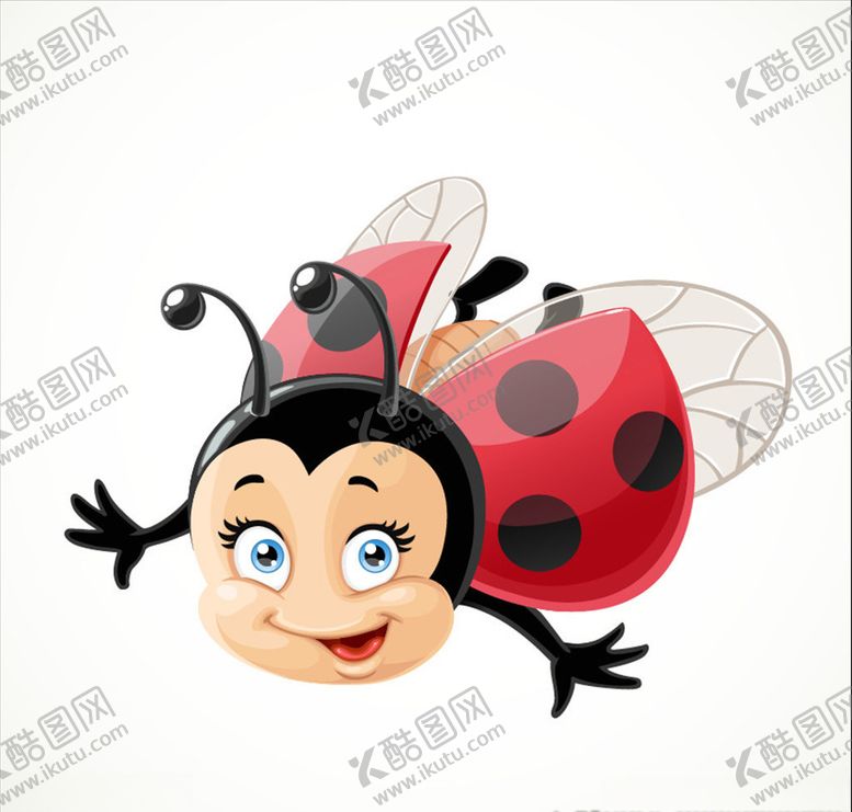 编号：98088905121442345306【酷图网】源文件下载-卡通瓢虫