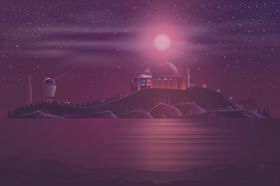 手绘风景画