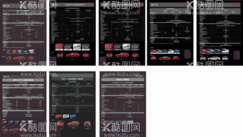 编号：97505812160632131485【酷图网】源文件下载-2022比亚迪参数牌