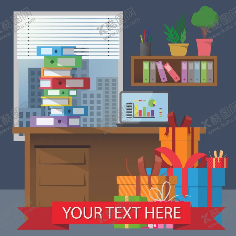 编号：34032209111405112506【酷图网】源文件下载-矢量办公室