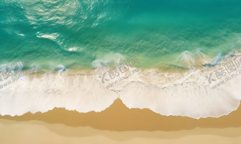 编号：63285104050540184817【酷图网】源文件下载-海浪轻拍沙滩的美丽瞬间