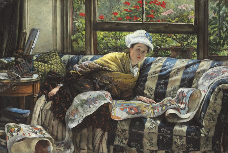 编号：88954710080511369329【酷图网】源文件下载-詹姆斯提索油画作品