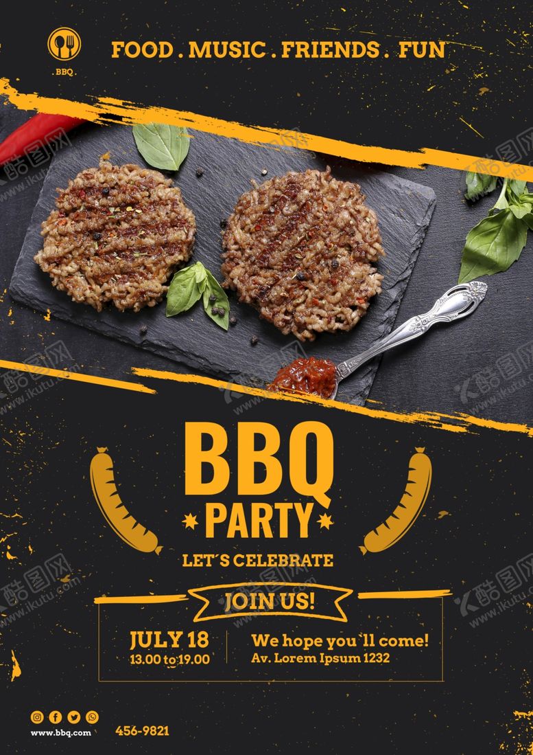 编号：39905909112256526858【酷图网】源文件下载-烧烤海报