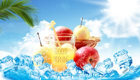 夏日缤纷水果活动海报
