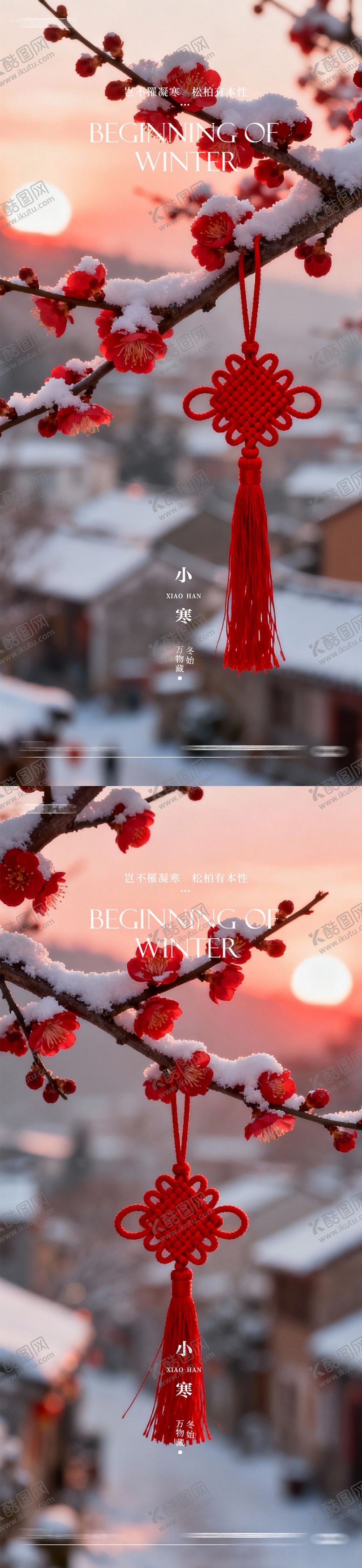 编号：27428412300902337842【酷图网】源文件下载-小寒海报