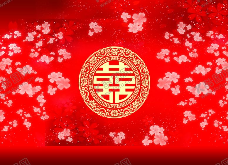 编号：76425507071645206523【酷图网】源文件下载-红色婚礼背景