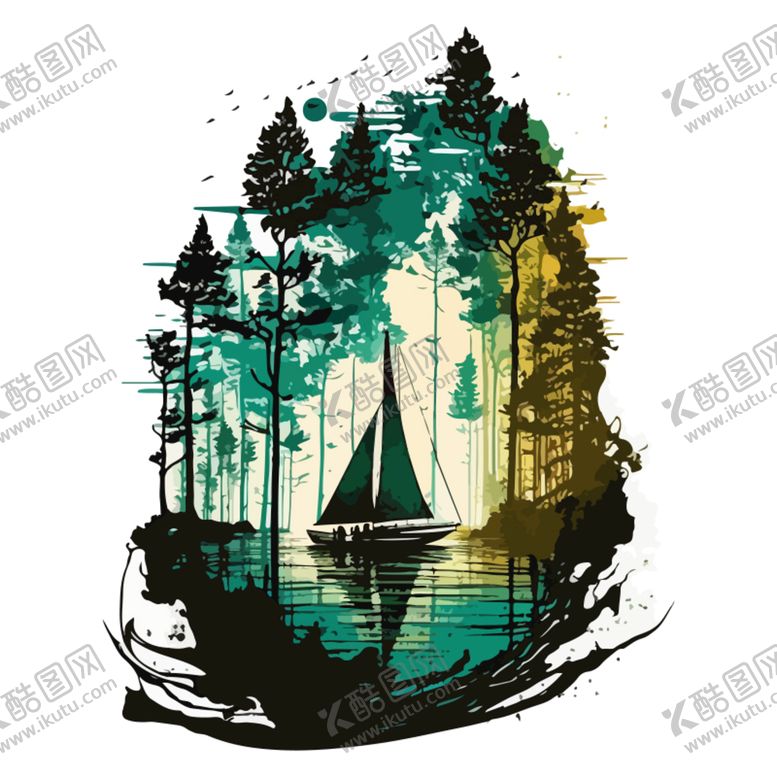编号：80326710030820227196【酷图网】源文件下载-水彩画