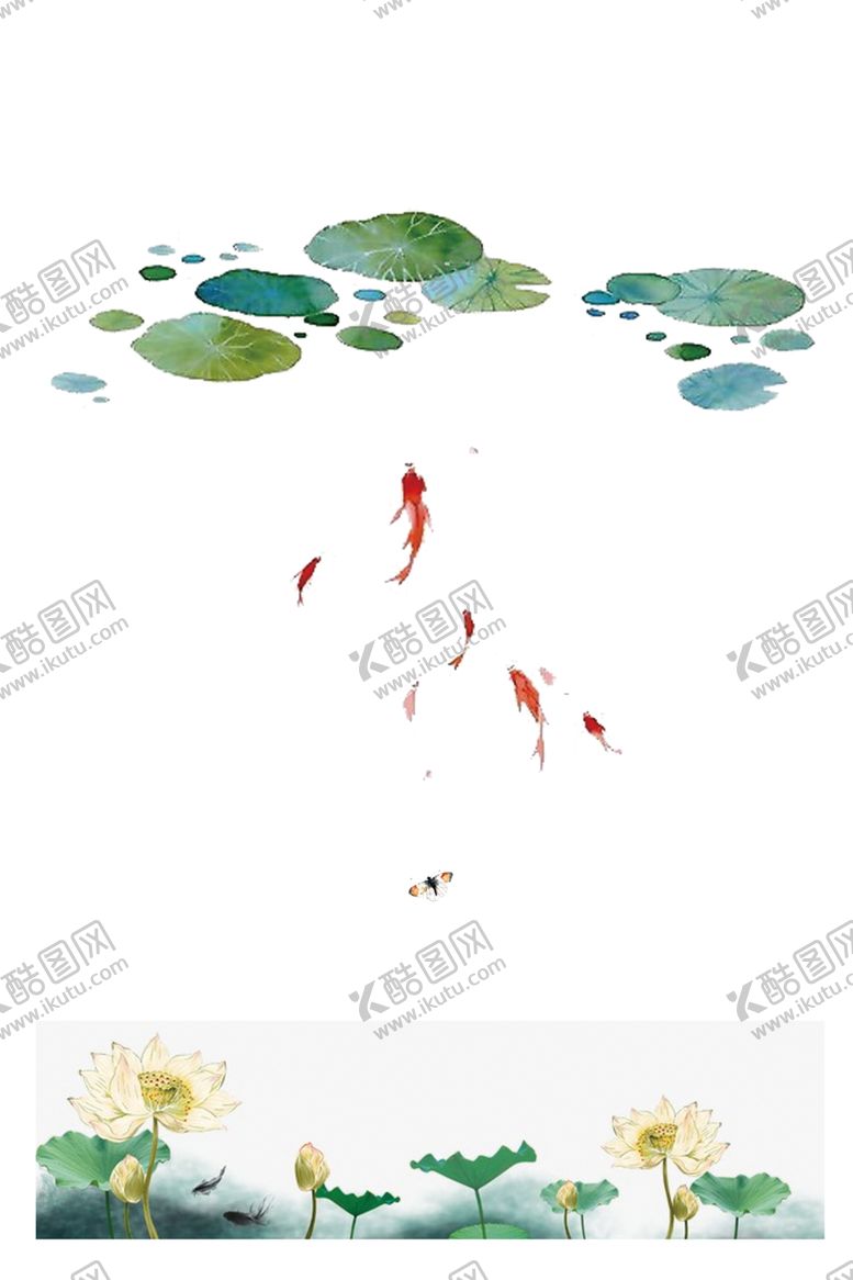 编号：16509312072356186022【酷图网】源文件下载-免扣荷花素材