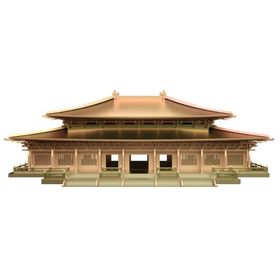 金色宫殿国风古风立体海报素材