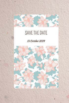 花草无缝背景海报