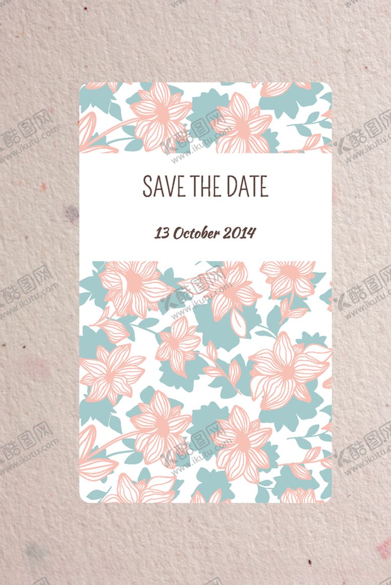 编号：83485509180638062316【酷图网】源文件下载-花草无缝背景海报