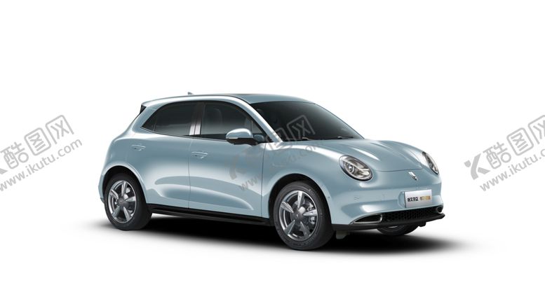 编号：27944209290109577601【酷图网】源文件下载-欧拉好猫蓝色侧面新车