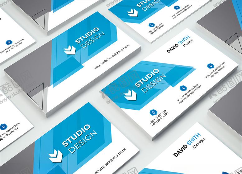 编号：99735309271418075164【酷图网】源文件下载-矢量名片模板