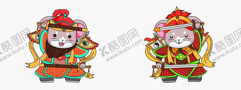 编号：51926605142045452842【酷图网】源文件下载-年画动物