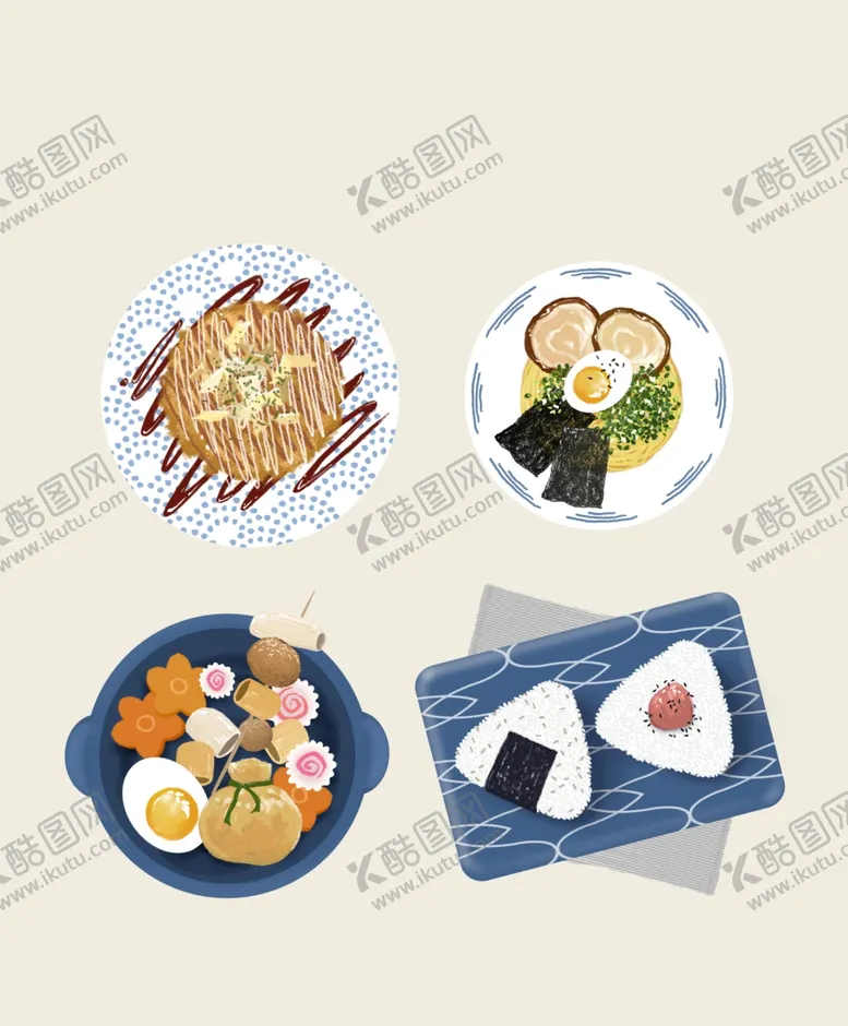 编号：55711112061152019724【酷图网】源文件下载-手绘食物