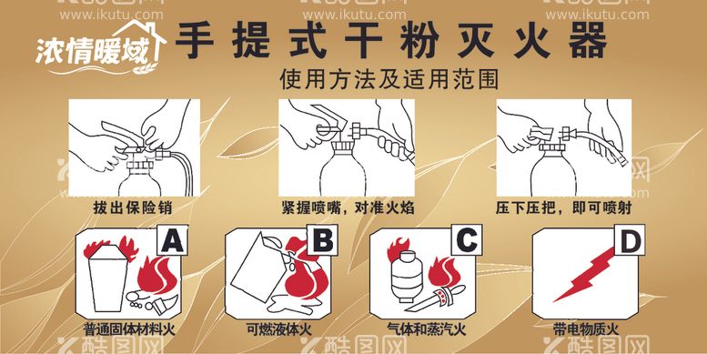 编号：70950112182007246960【酷图网】源文件下载-浓情暖域灭火器