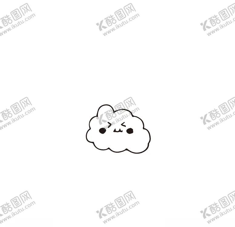 编号：75992303152012379522【酷图网】源文件下载-白云简笔画