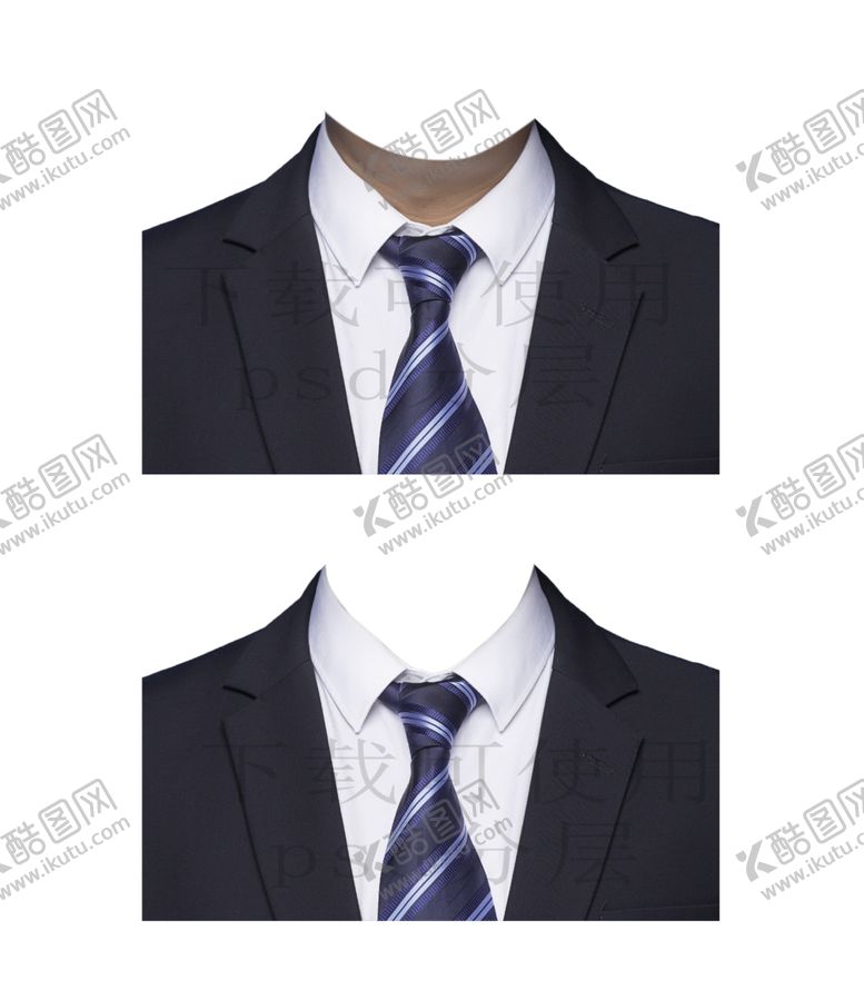 编号：39498902250933138268【酷图网】源文件下载-男西装证件照衣服素材