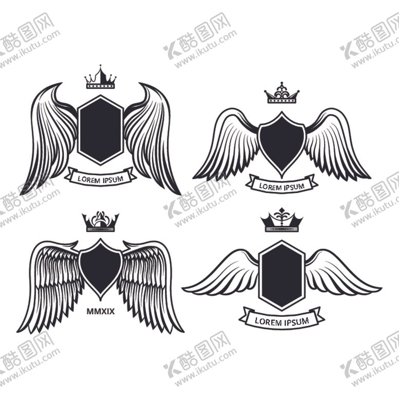 编号：67594906282321388011【酷图网】源文件下载-翅膀logo