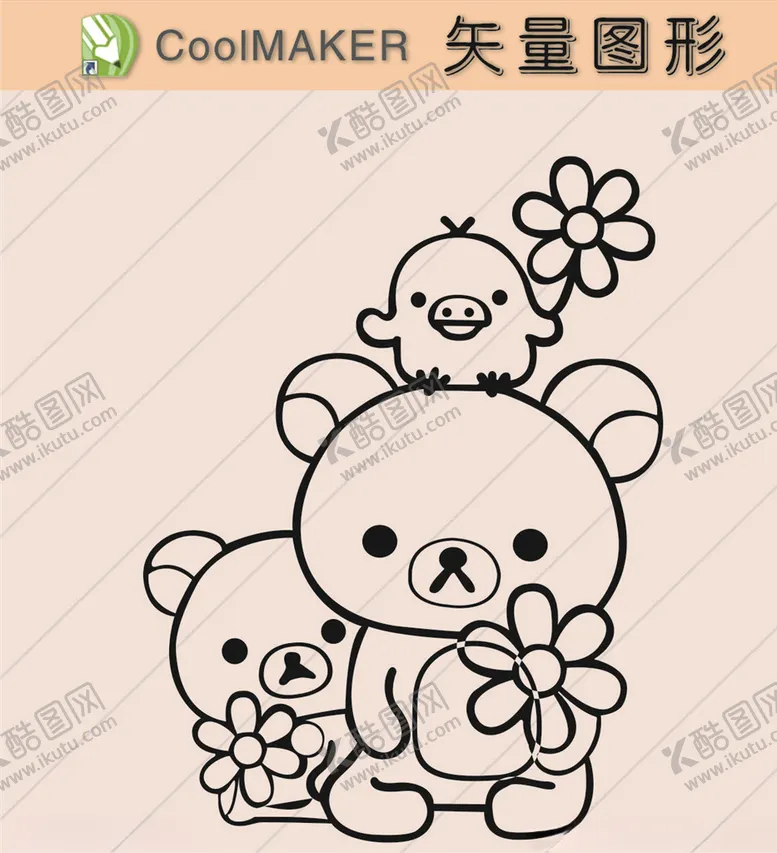 编号：55478110112241091567【酷图网】源文件下载-卡通画卡通素材矢量动物