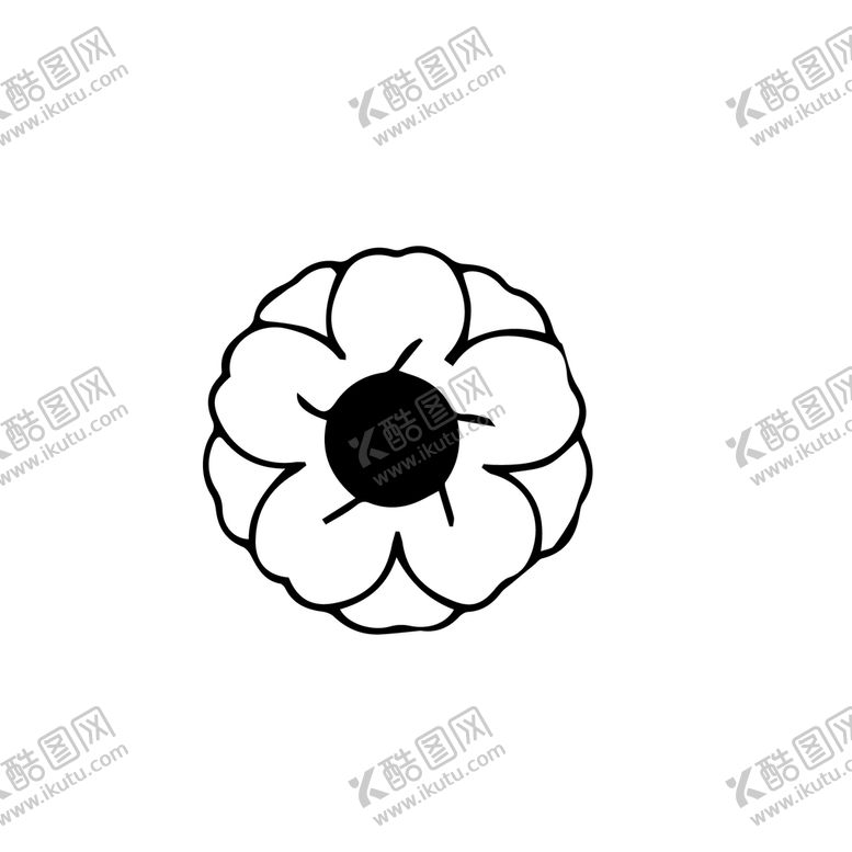 编号：38105609241236167940【酷图网】源文件下载-植物花朵简笔画