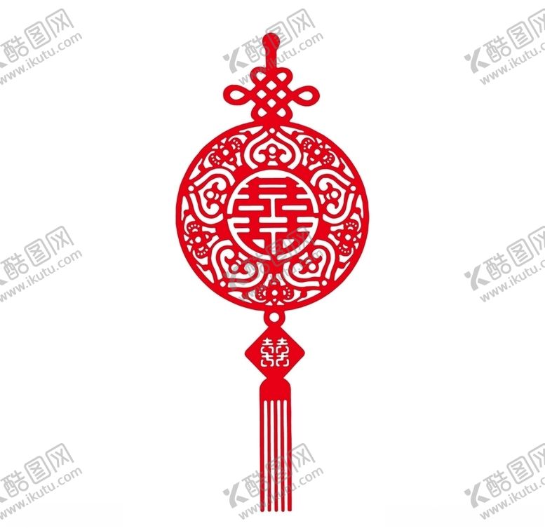 编号：36392010212225505116【酷图网】源文件下载-剪纸喜字