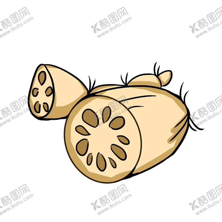 编号：54736110260809442654【酷图网】源文件下载-卡通莲藕
