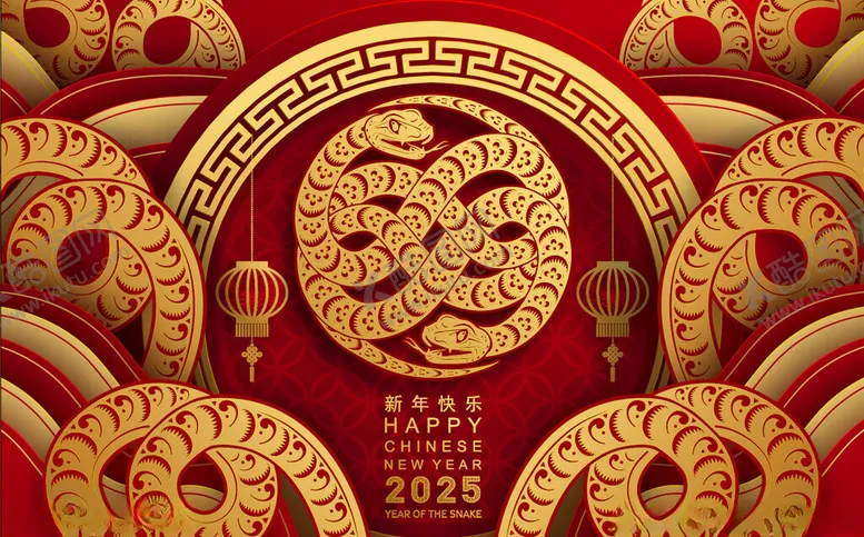 编号：29415301311000125656【酷图网】源文件下载-2025蛇年